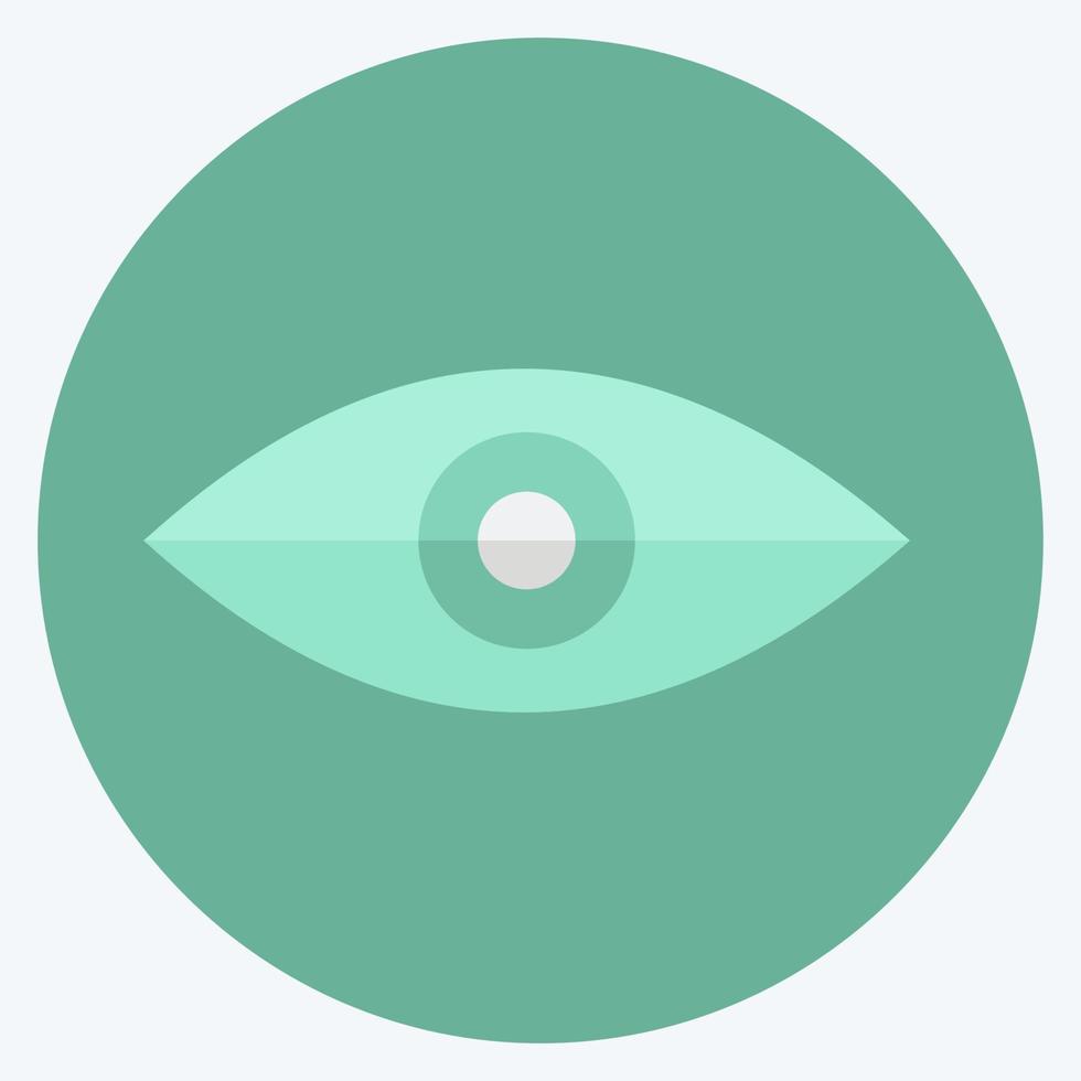 Icon Remove Red Eye. suitable for Photo Editing symbol. flat style. simple design editable. design template vector. simple symbol illustration vector