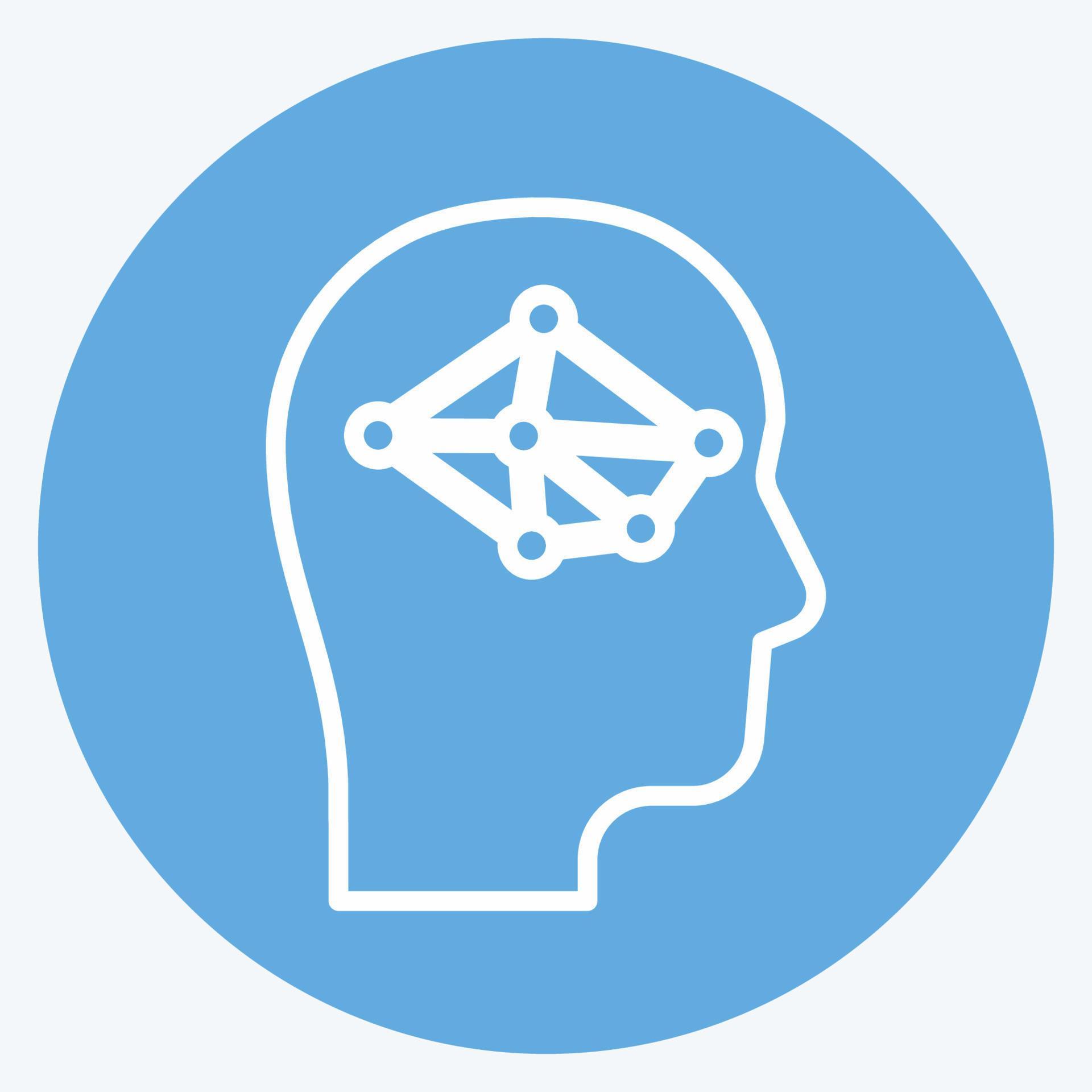 Icon Logic. suitable for Programming symbol. blue eyes style. simple ...