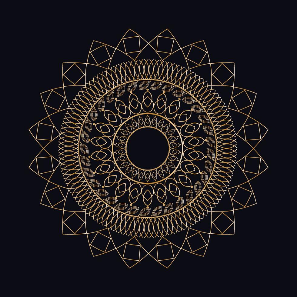 Luxury ornamental mandala design background vector