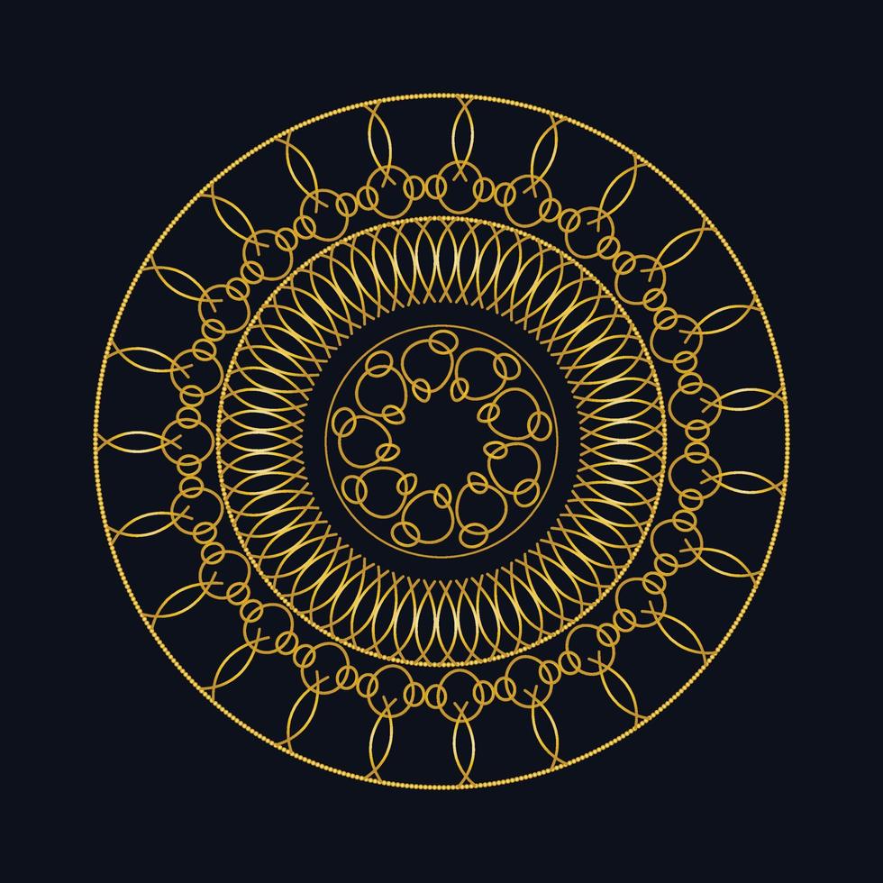 Luxury ornamental mandala design background vector