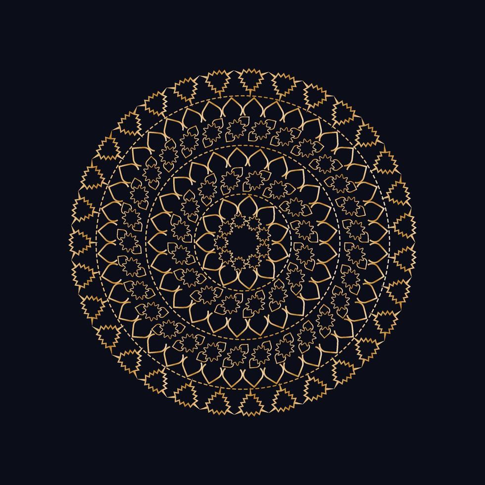 Luxury ornamental mandala design background vector