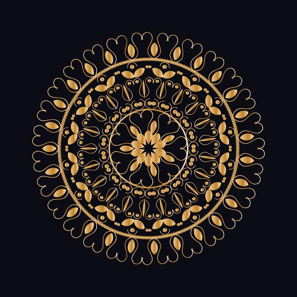 Luxury ornamental mandala design background vector