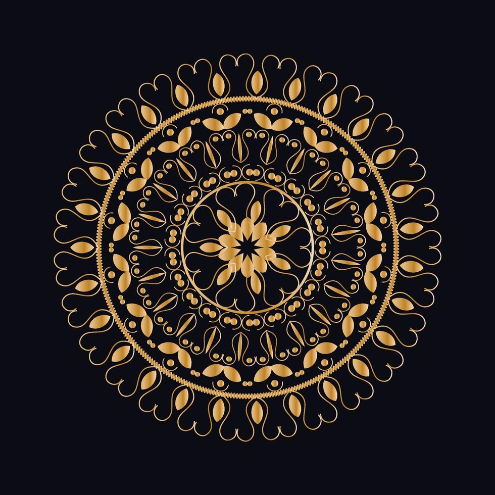 Luxury ornamental mandala design background vector