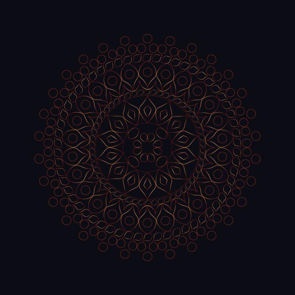 Luxury ornamental mandala design background vector