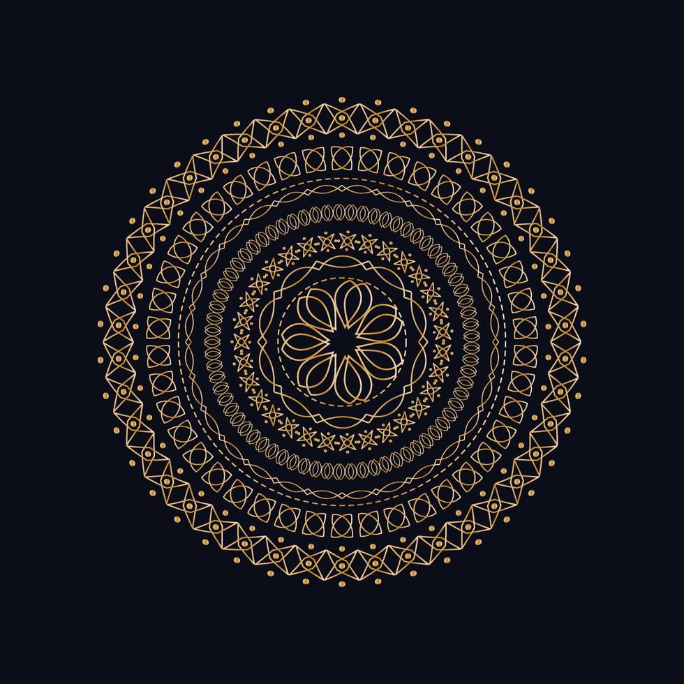 Luxury ornamental mandala design background vector