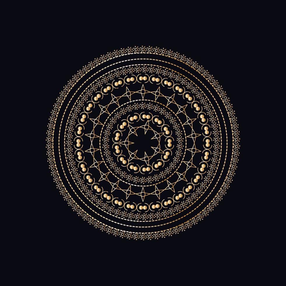 Luxury ornamental mandala design background vector
