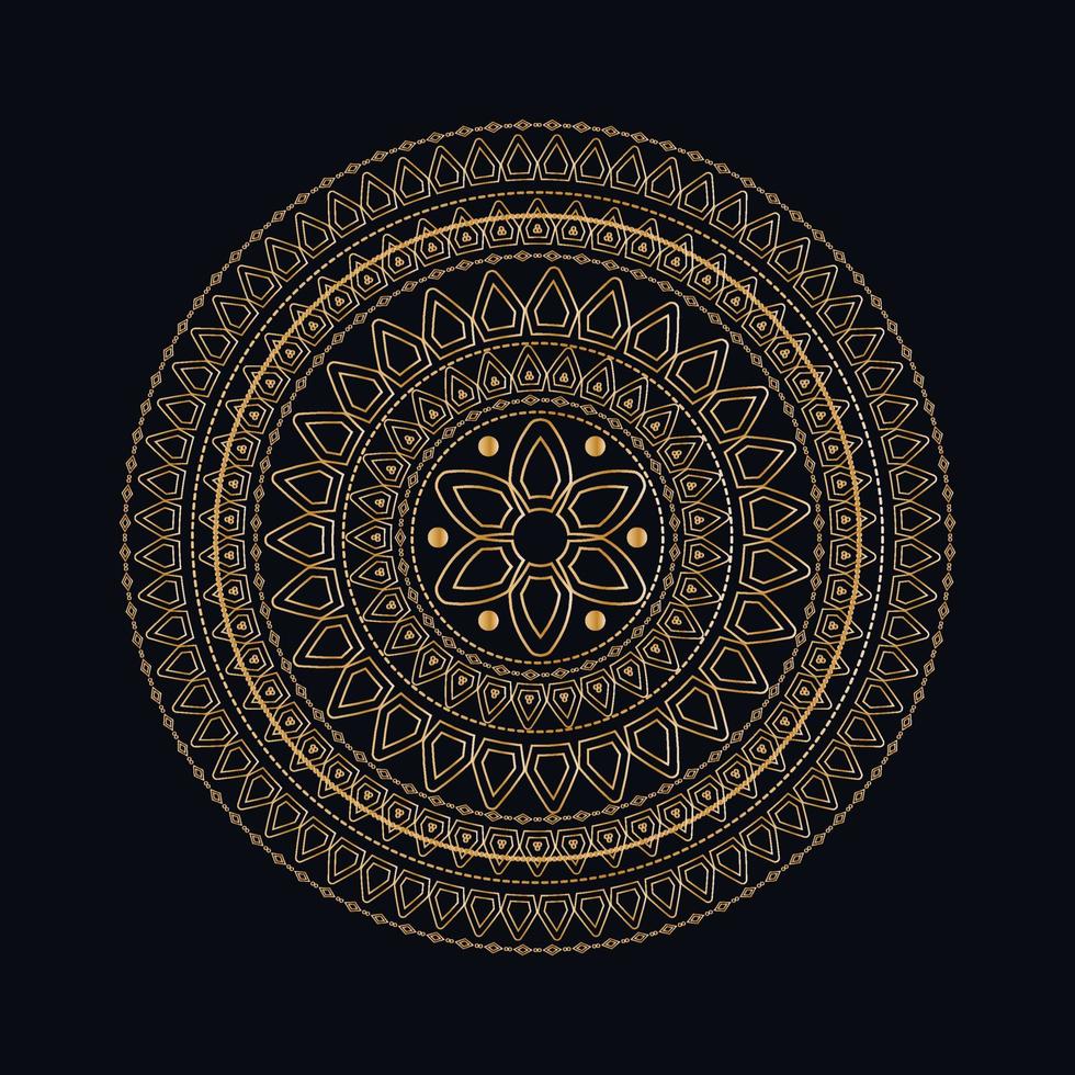 Luxury ornamental mandala design background vector