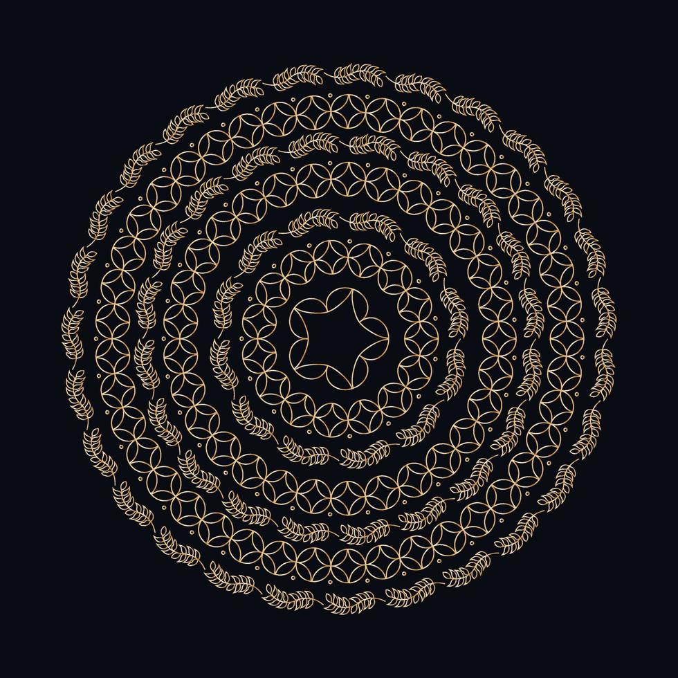 Luxury ornamental mandala design background vector