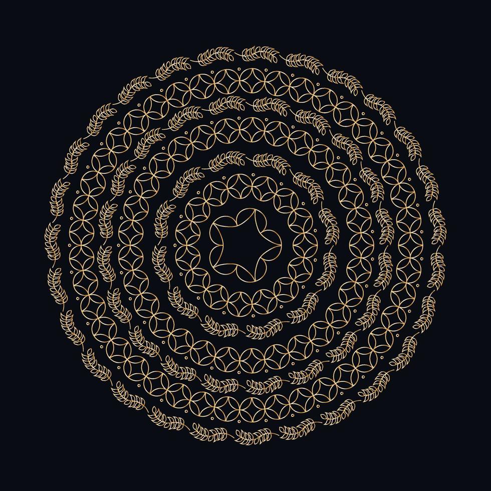 Luxury ornamental mandala design background vector