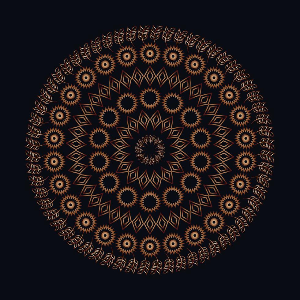 Luxury ornamental mandala design background vector