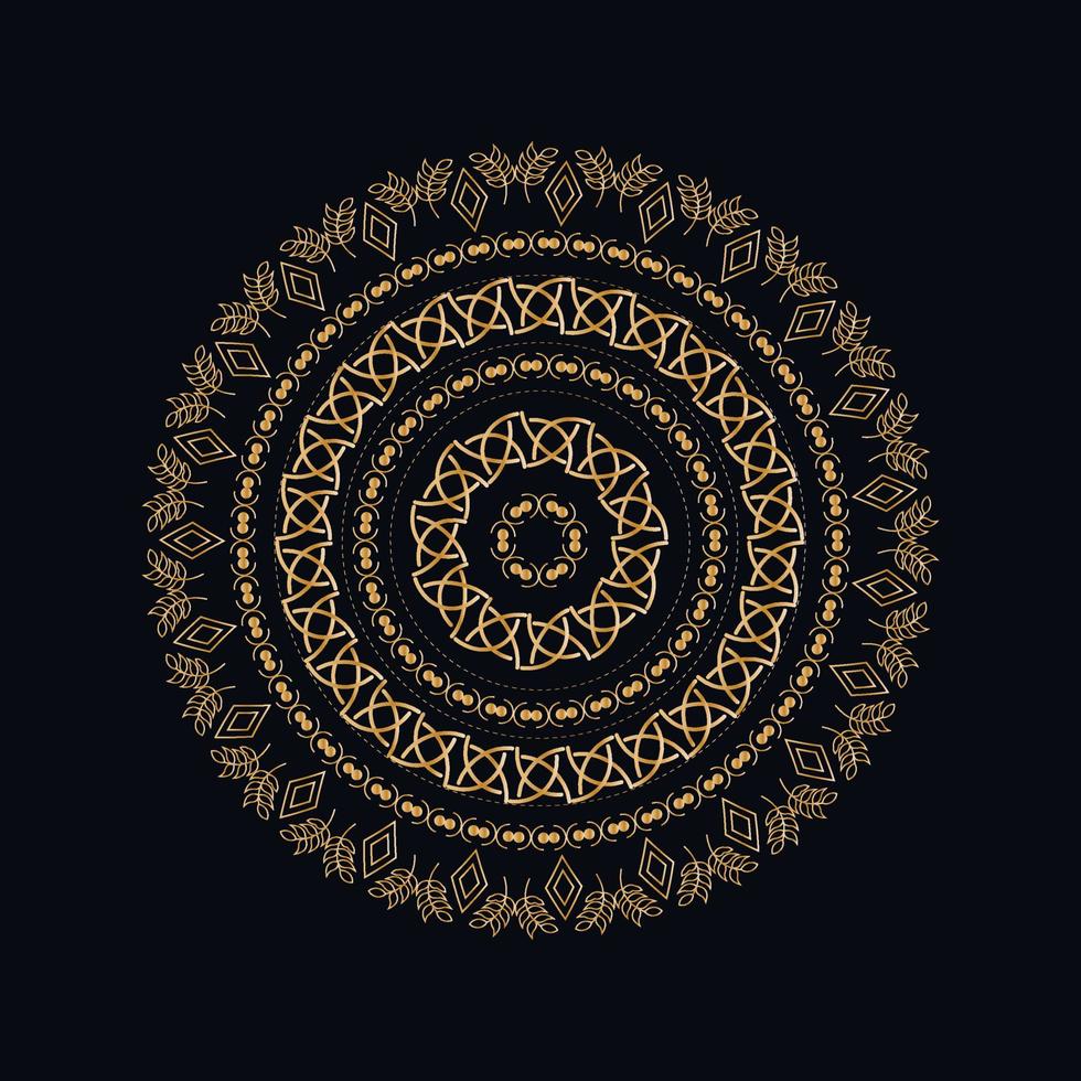 Luxury ornamental mandala design background vector