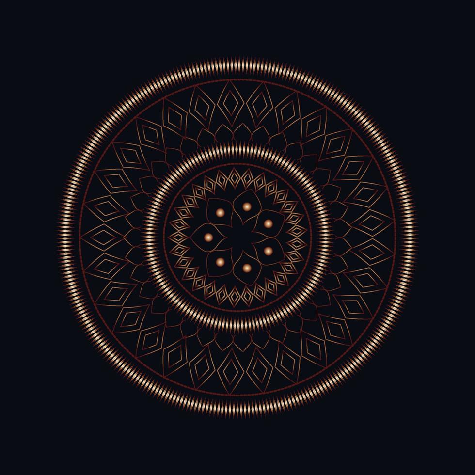 Luxury ornamental mandala design background vector