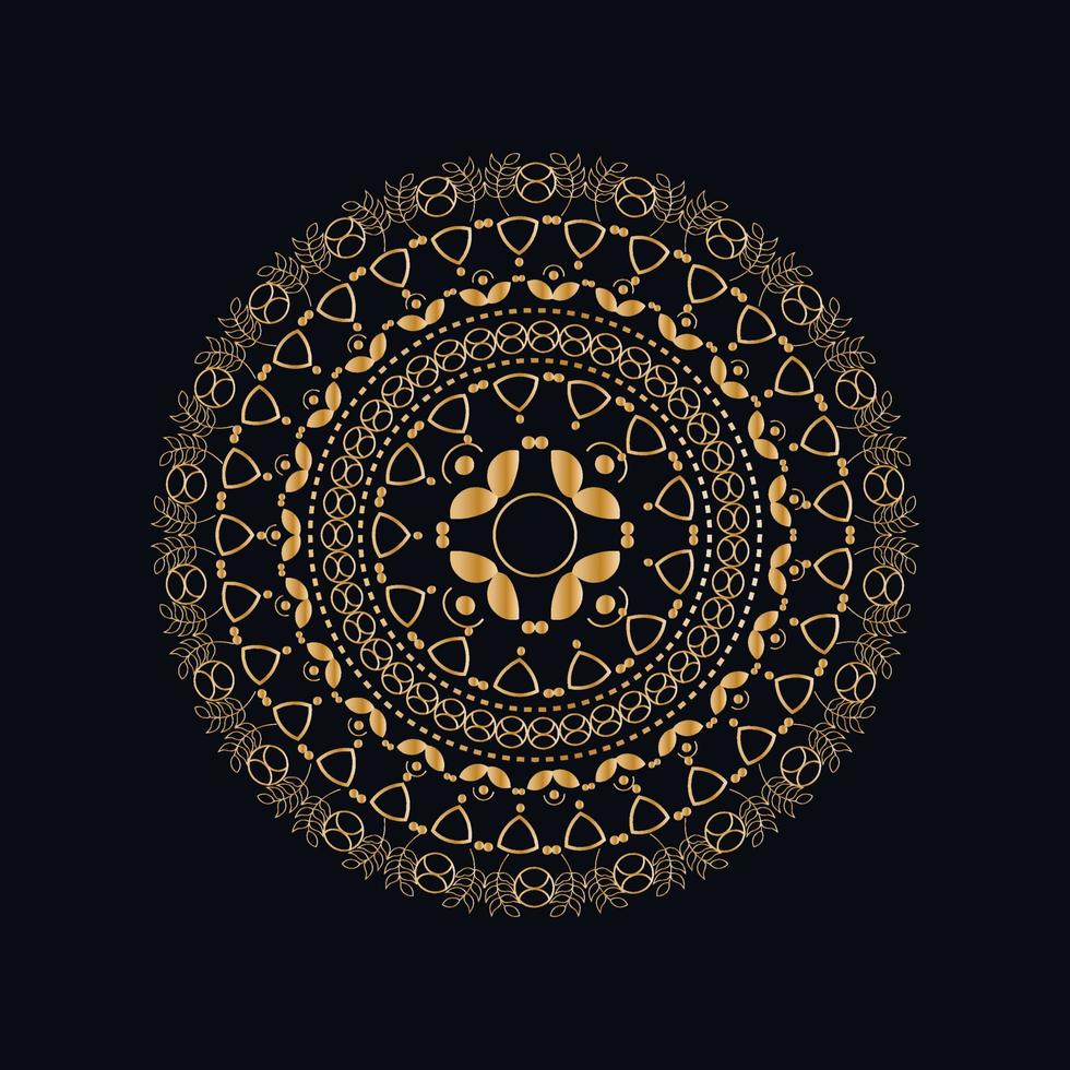 Luxury ornamental mandala design background vector