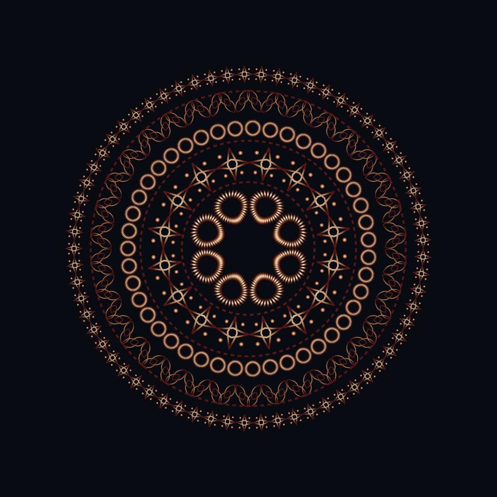 Luxury ornamental mandala design background vector