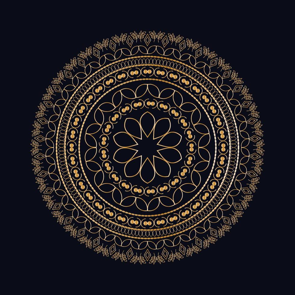 Luxury ornamental mandala design background vector
