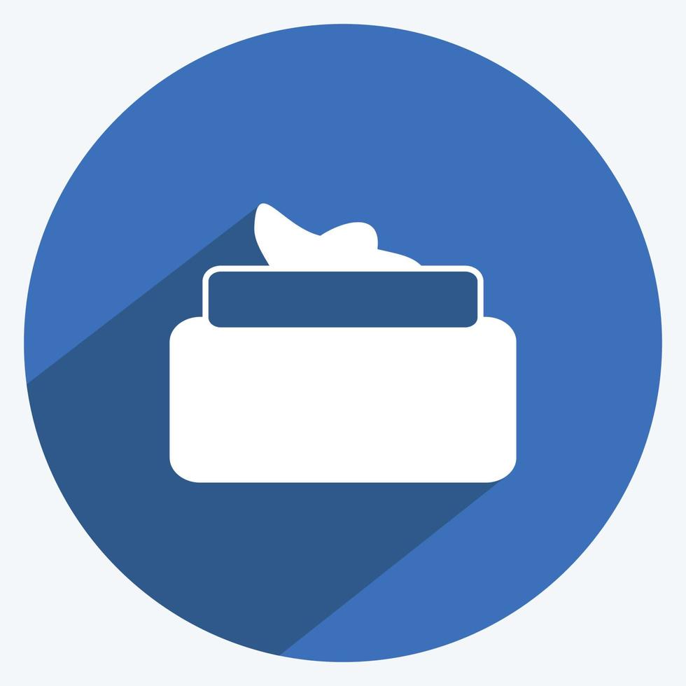 Icon Cream. suitable for Spa symbol. long shadow style. simple design editable. design template vector. simple symbol illustration vector
