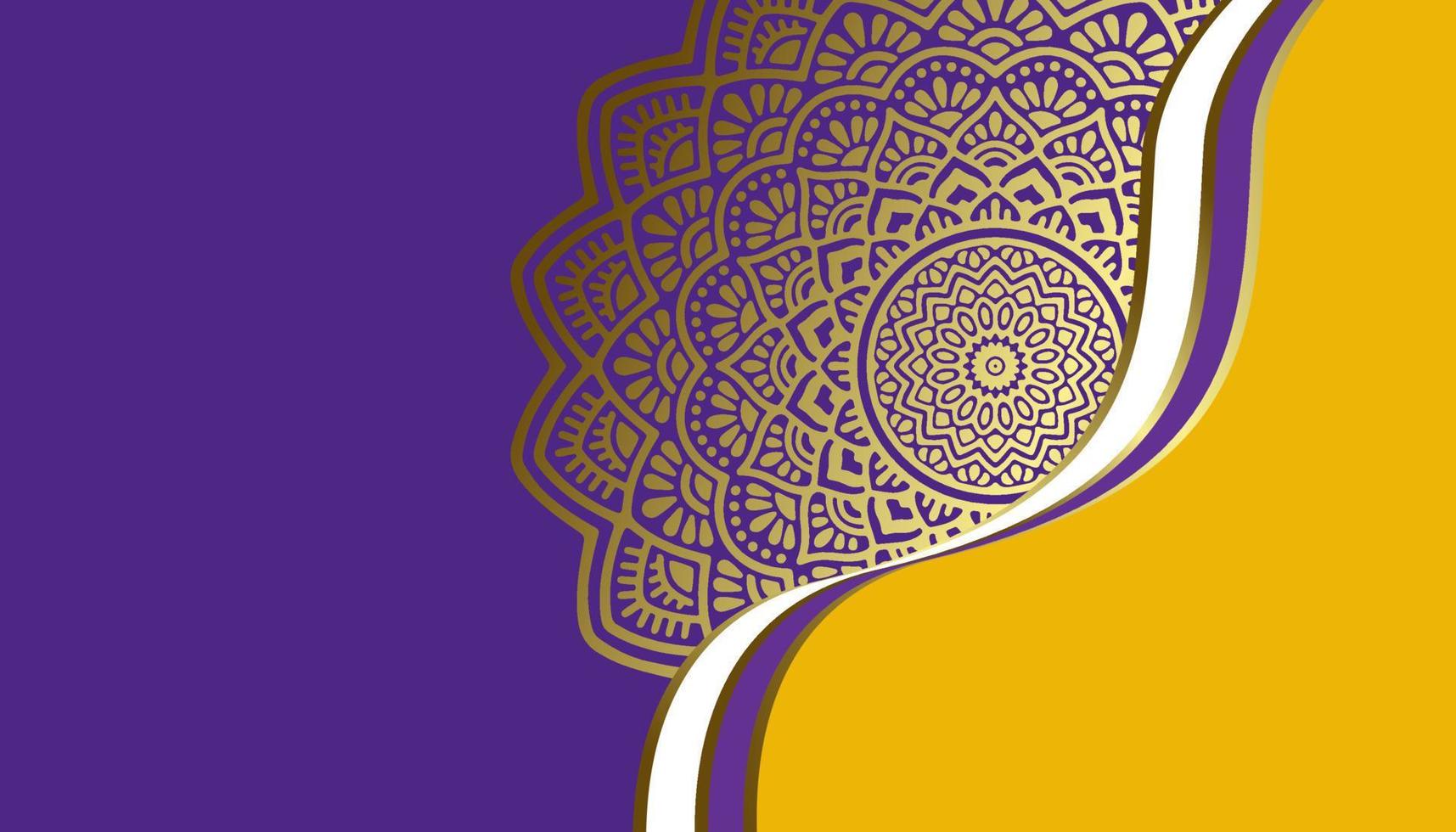 Mandala ornate background for marketing agency vector