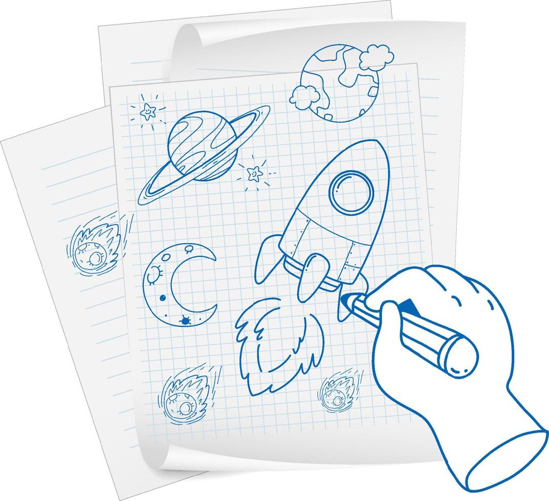 Colouring book template for kids vector