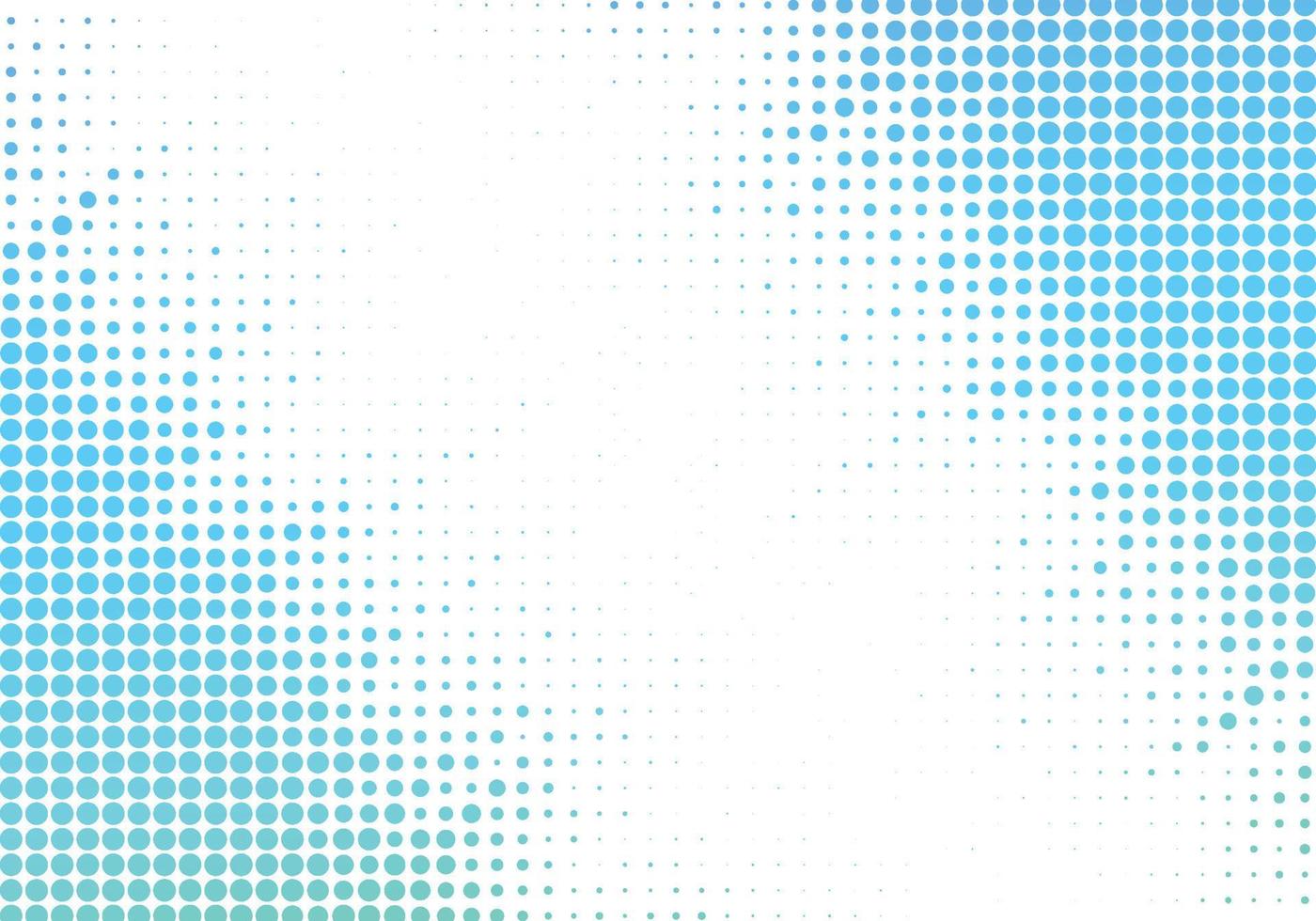 White background with blue dotted texture design vector