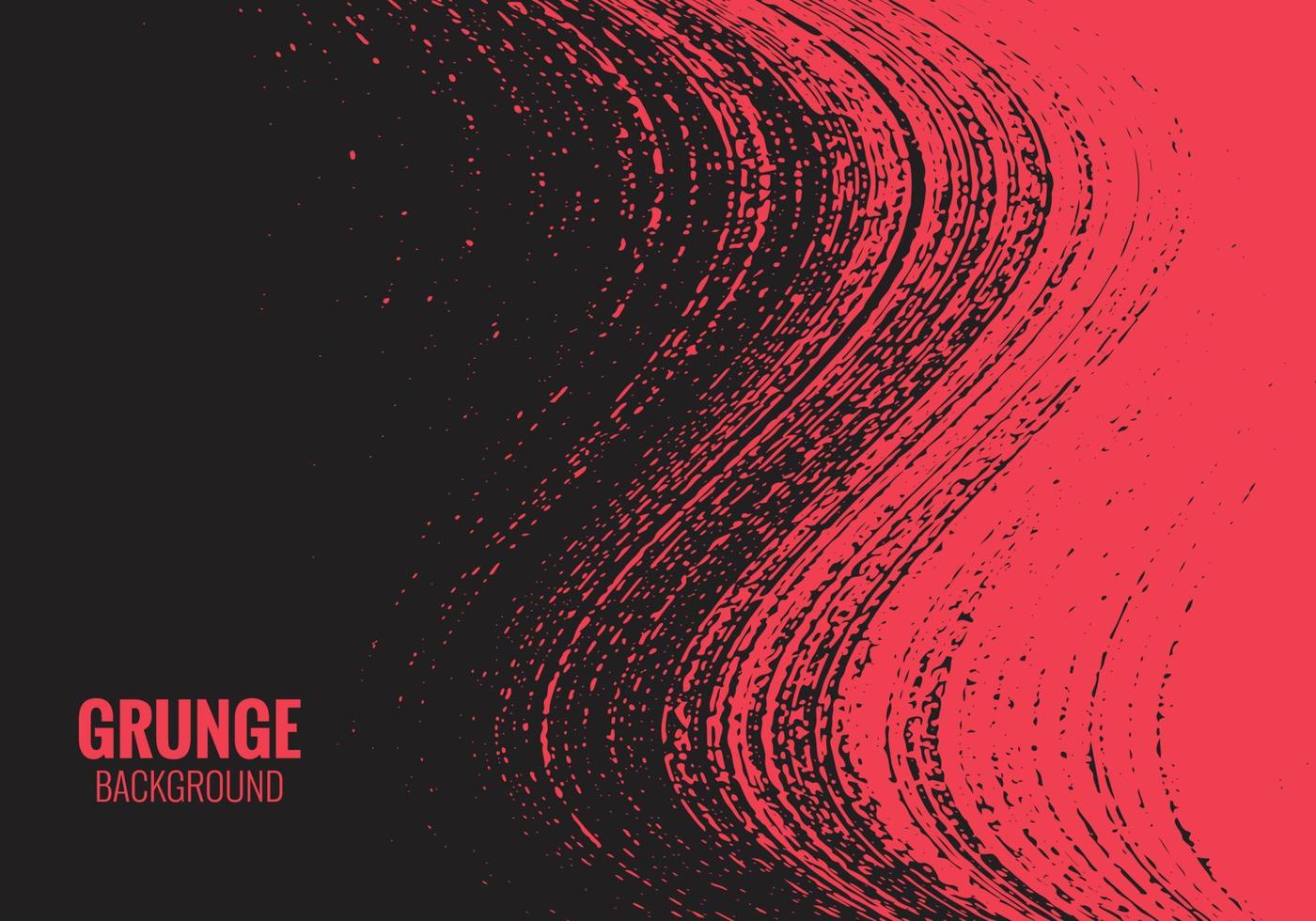 Abstract red texture and black background vector