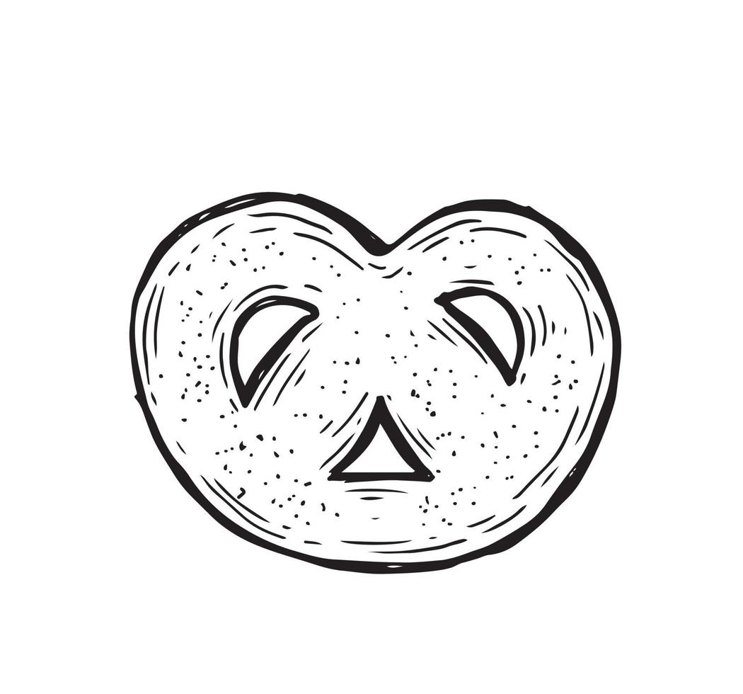 Cookie set hand drawn illustration. Vector. vector