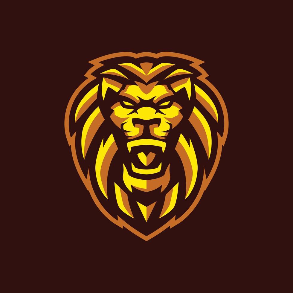 Lion Esports Logo Templates vector