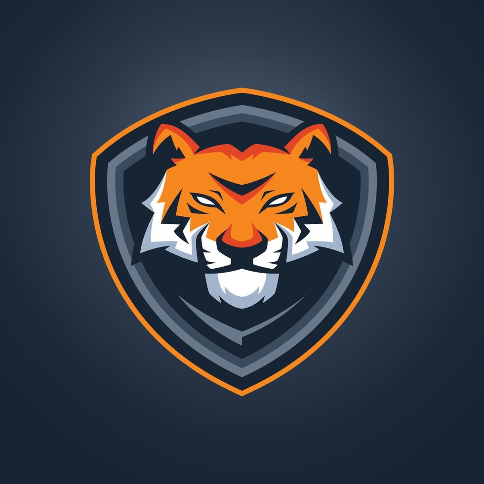 plantillas de logotipos de esports de tigre vector