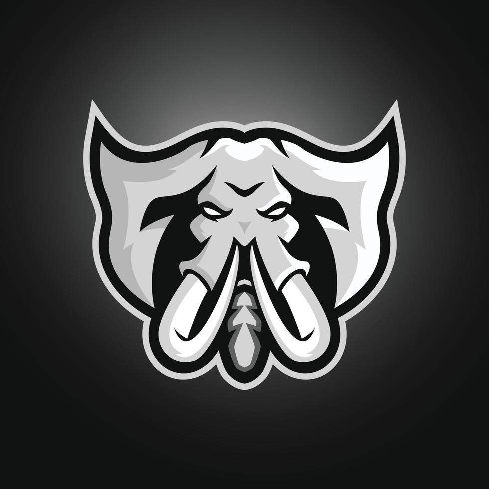 Elephant Esports Logo Templates vector