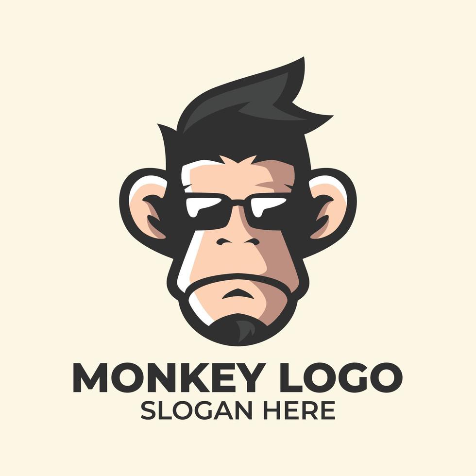 Monkey Logo Design Templates vector