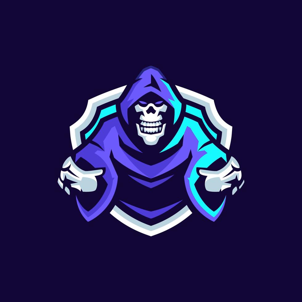 Skull Esports Logo Templates vector