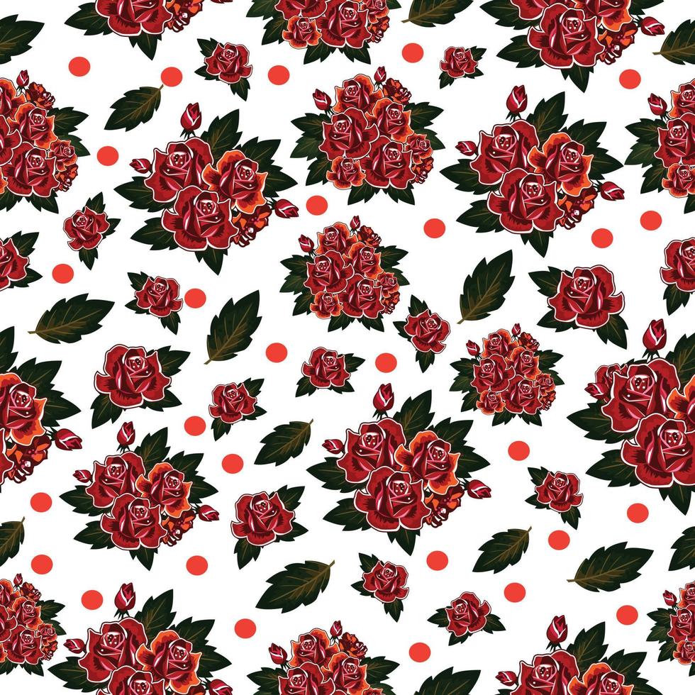 seamless pattern flower vector