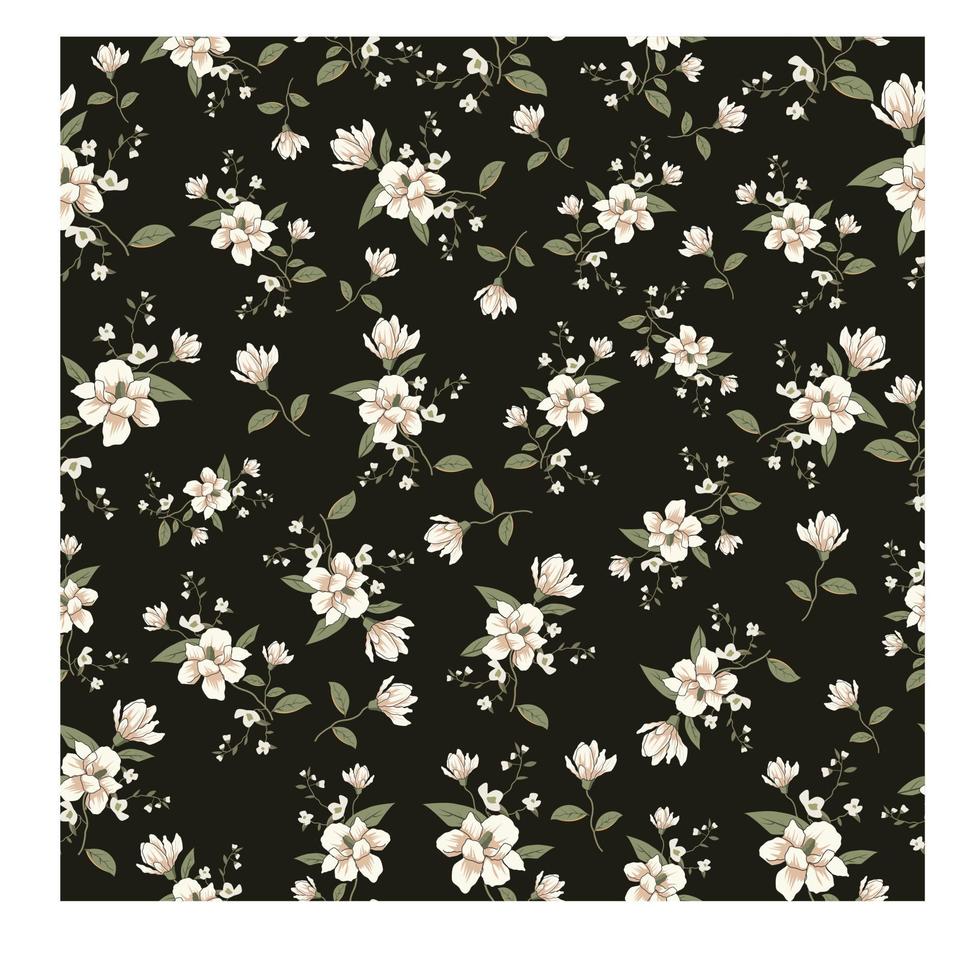 background white flower vector