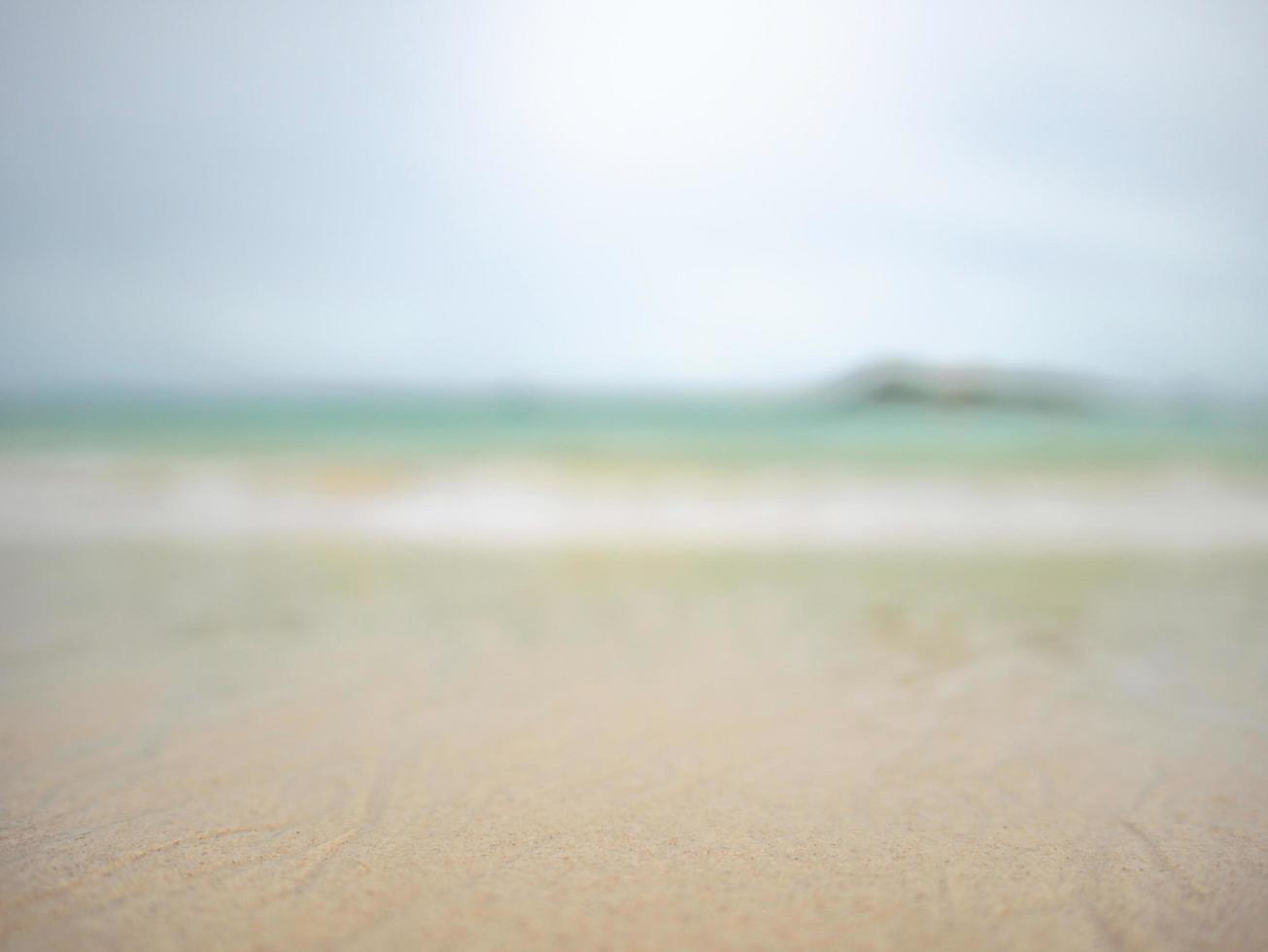 playa tropical idílica en tiempo de vacaciones foto