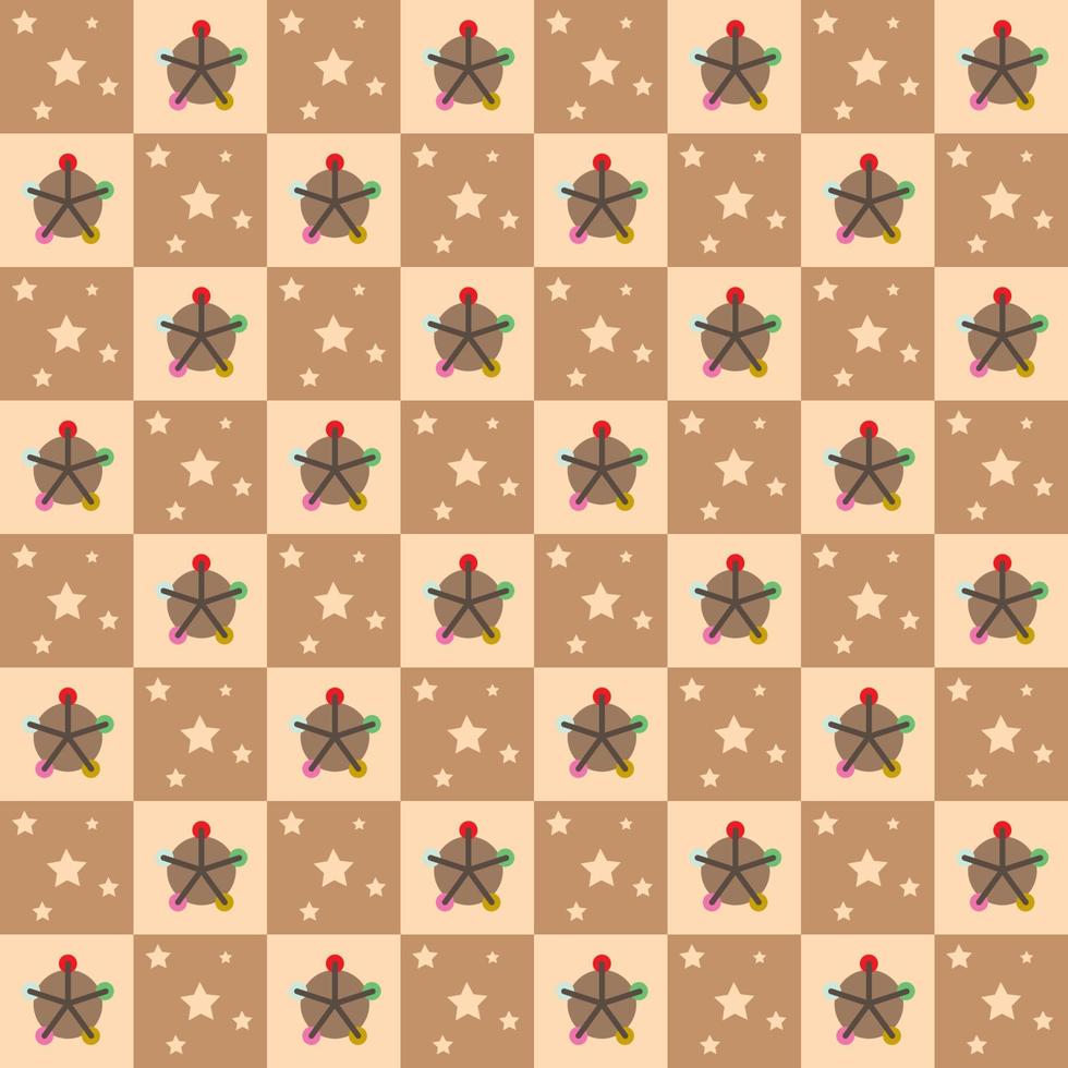 Print Vector Bcakground seamless pattern choco mocca