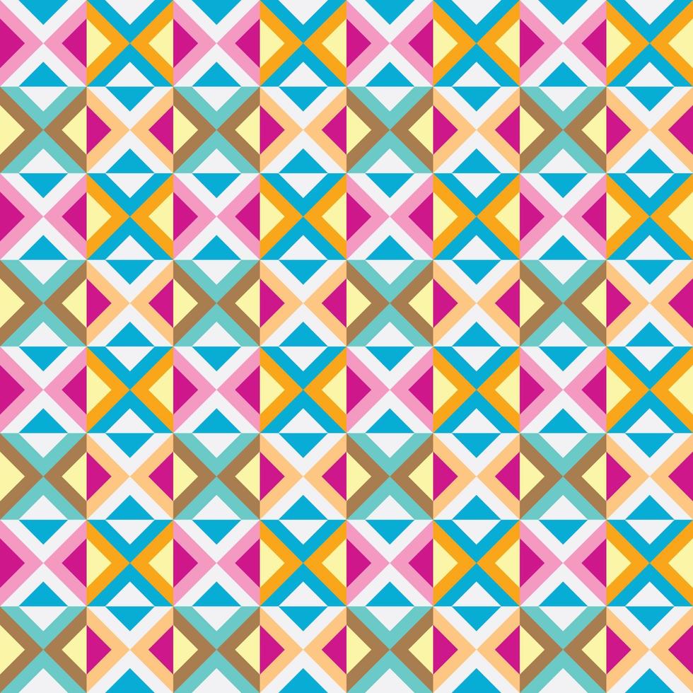 Print vector geometric tile pattern background