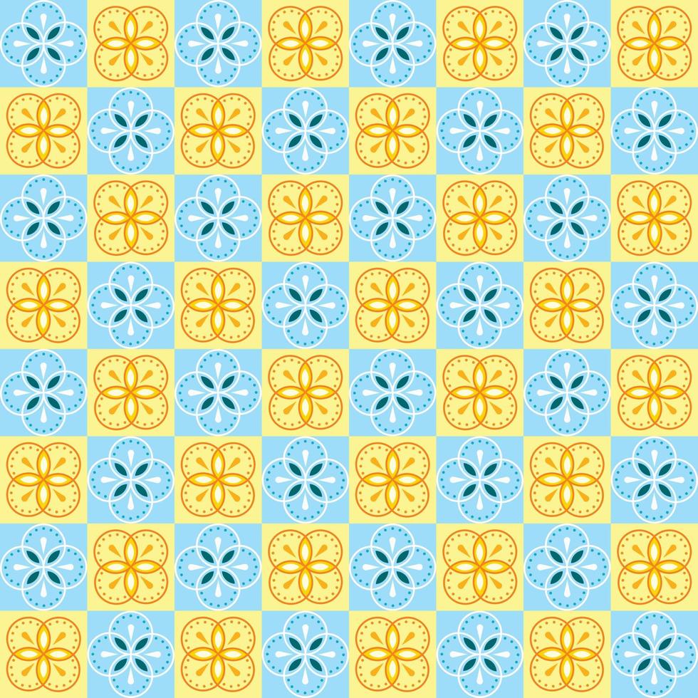 Print vector tile motive pattern background