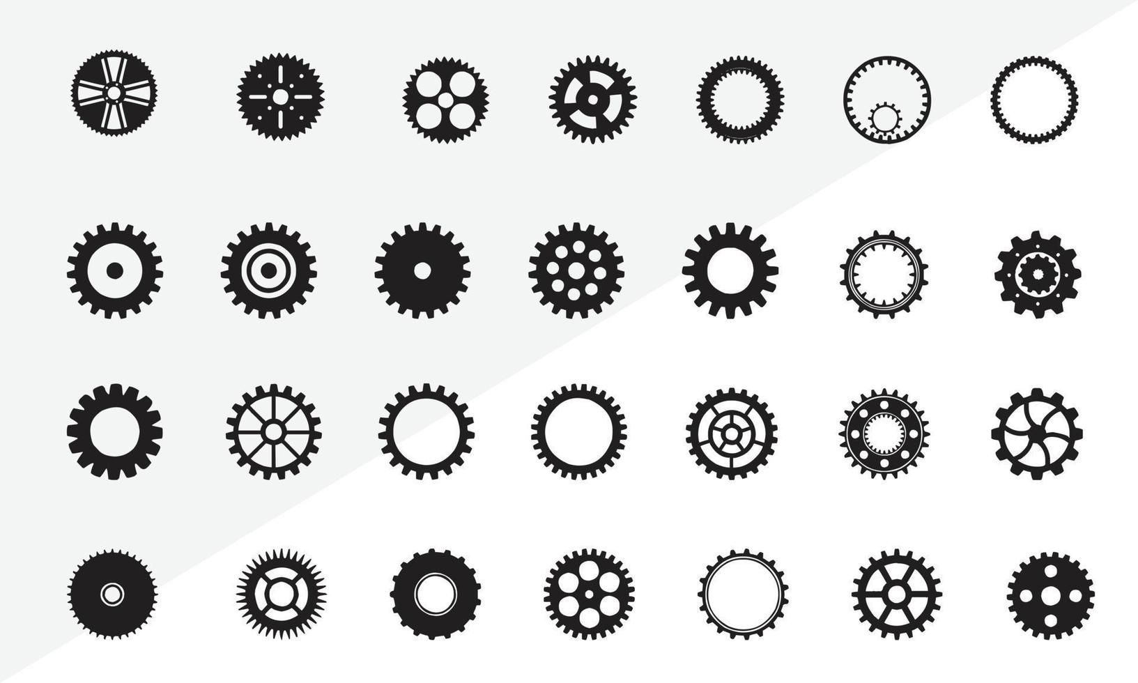 Gear Icon set vector template