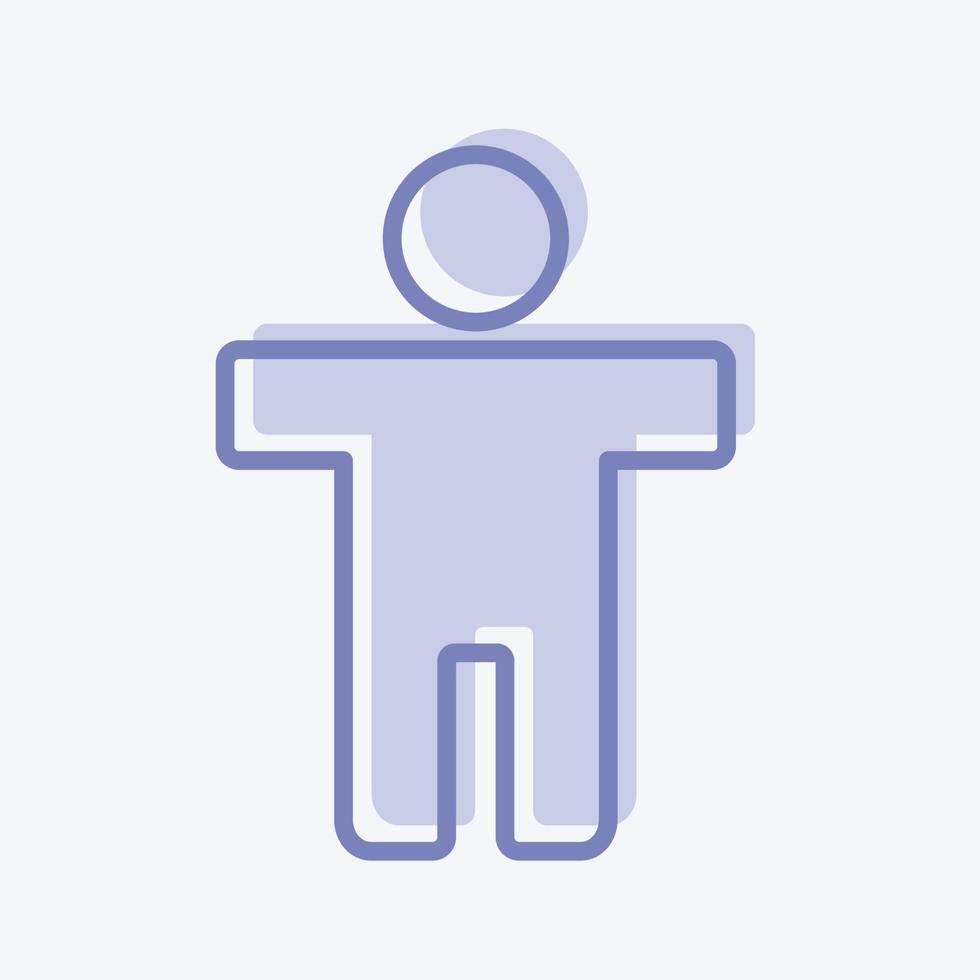 Icon Accessibility. suitable for Infographics symbol. two tone style. simple design editable. design template vector. simple symbol illustration vector