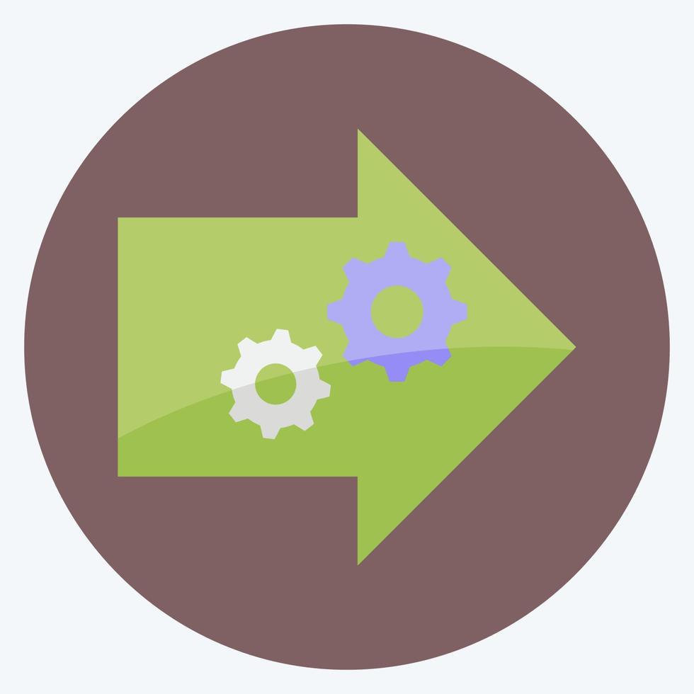 Icon Practical Learning. suitable for Community symbol. flat style. simple design editable. design template vector. simple symbol illustration vector