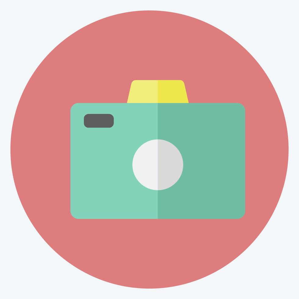 Icon Camera. suitable for Photo Editing symbol. flat style. simple design editable. design template vector. simple symbol illustration vector