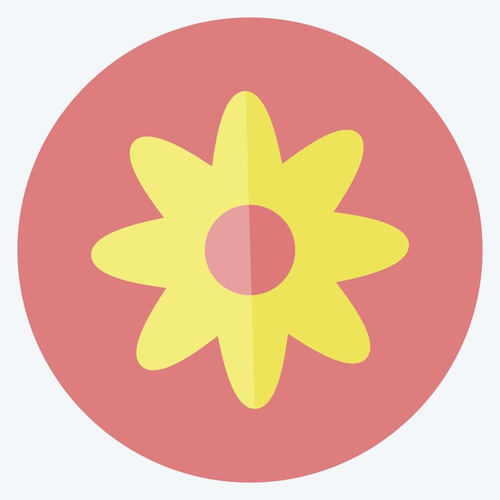 Icon Flower. suitable for Spa symbol. flat style. simple design editable. design template vector. simple symbol illustration vector