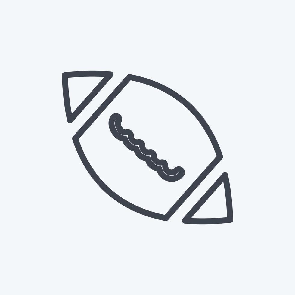 Icon Soccer. suitable for Toy symbol. line style. simple design editable. design template vector. simple symbol illustration vector