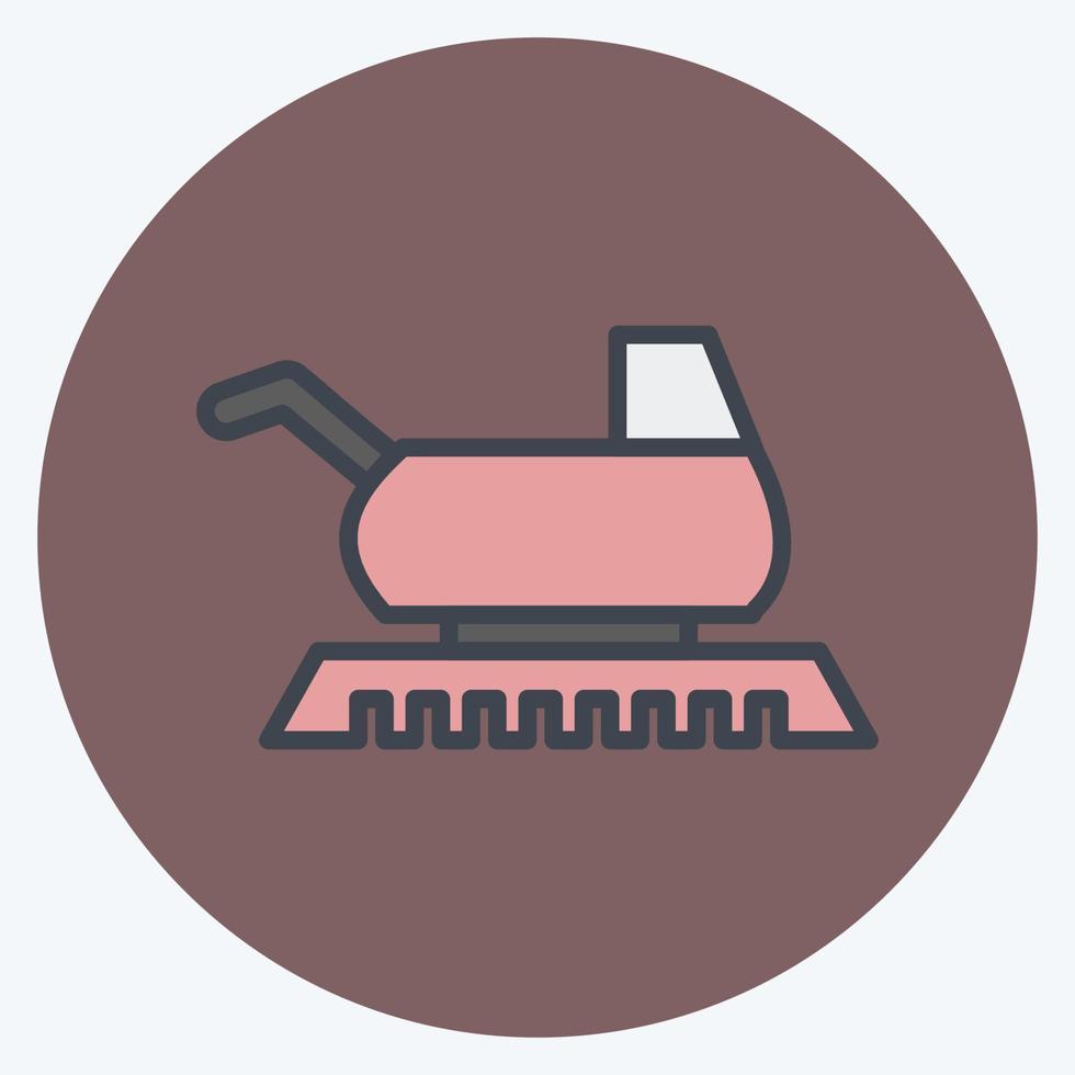 Icon Farming. suitable for Garden symbol. color mate style. simple design editable. design template vector. simple symbol illustration vector