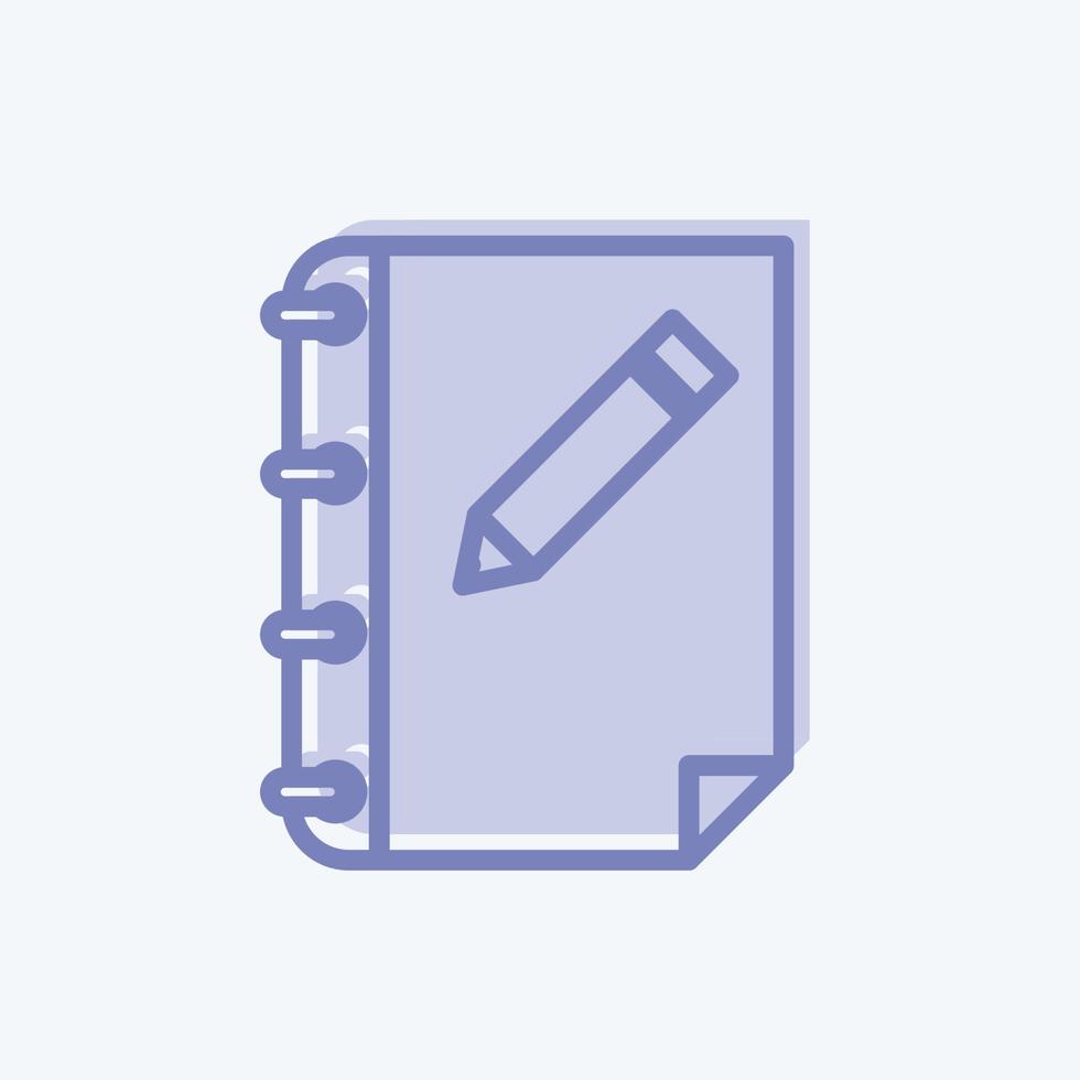 Icon Official Document. suitable for Wedding symbol. two tone style. simple design editable. design template vector. simple symbol illustration vector