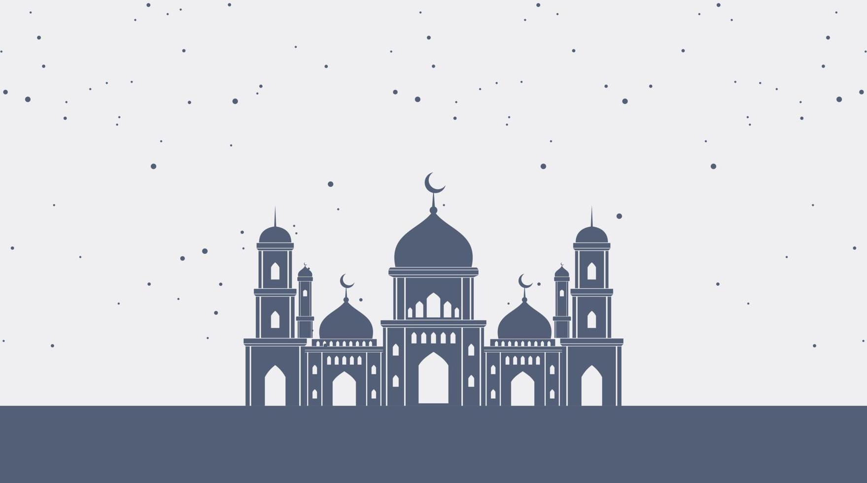 fondo islámico. fondo de eid mubarak. fondo de ramadán kareem. vector