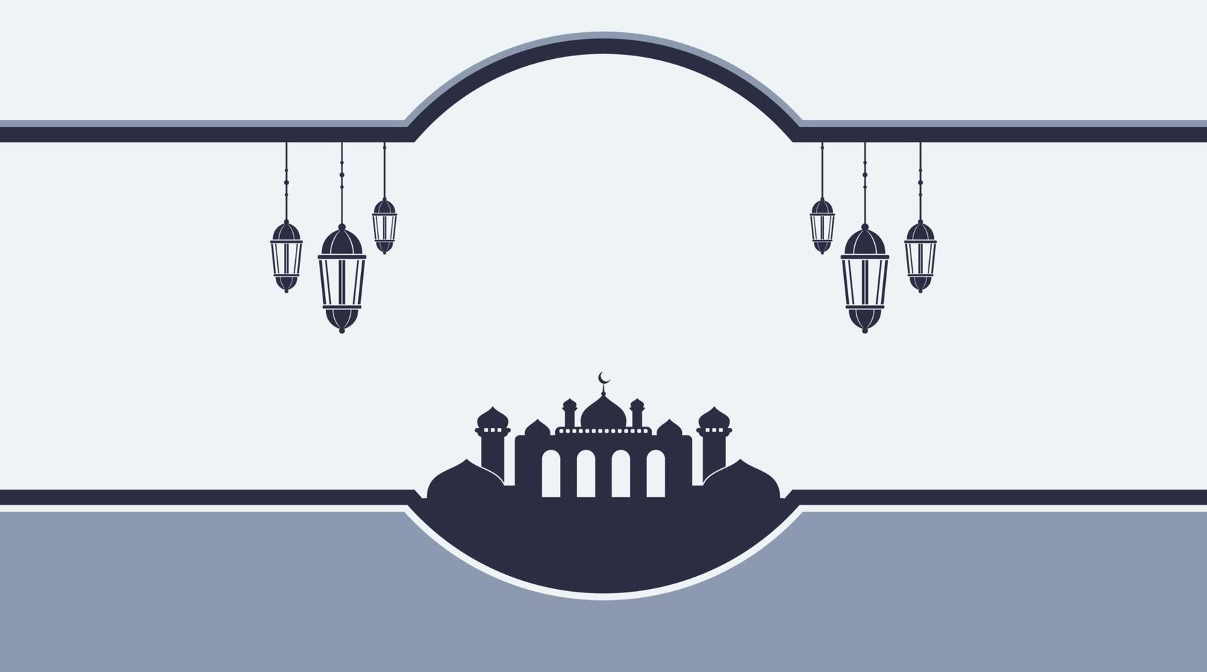 Islamic Background. Eid Mubarak Background. Ramadan Kareem Background. vector