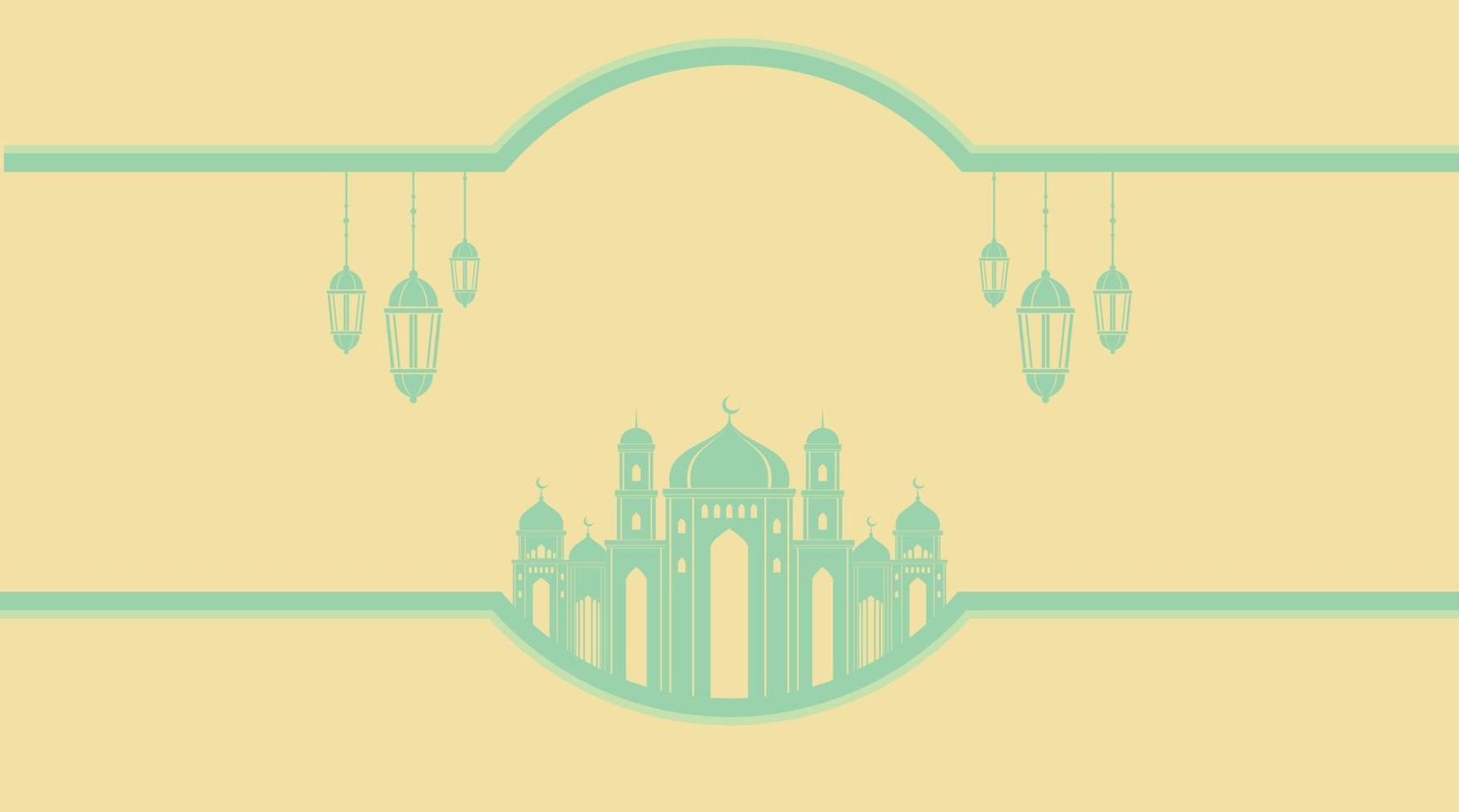 fondo islámico. fondo de eid mubarak. fondo de ramadán kareem. vector