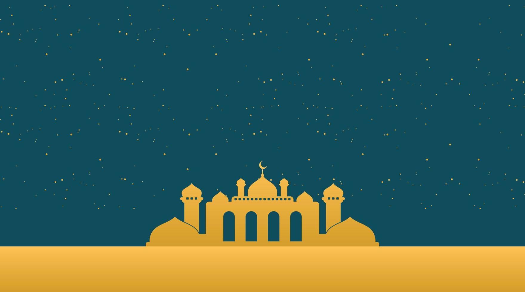 fondo islámico. fondo de eid mubarak. fondo de ramadán kareem. vector