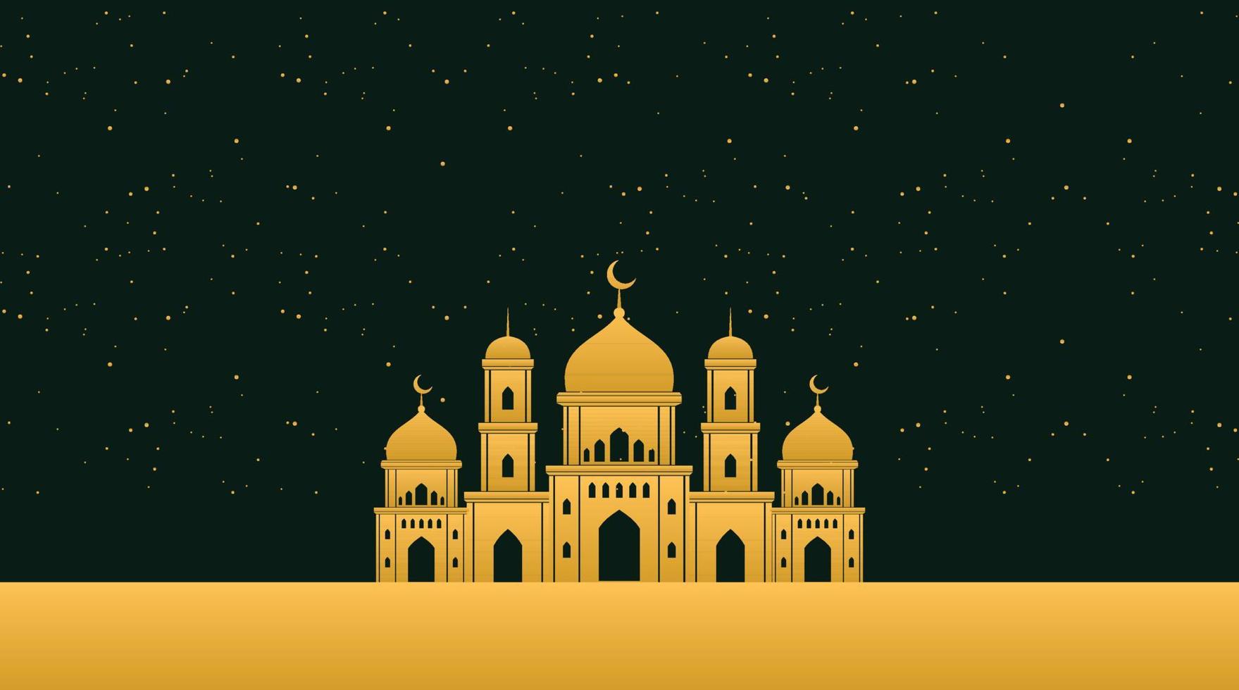 fondo islámico. fondo de eid mubarak. fondo de ramadán kareem. vector