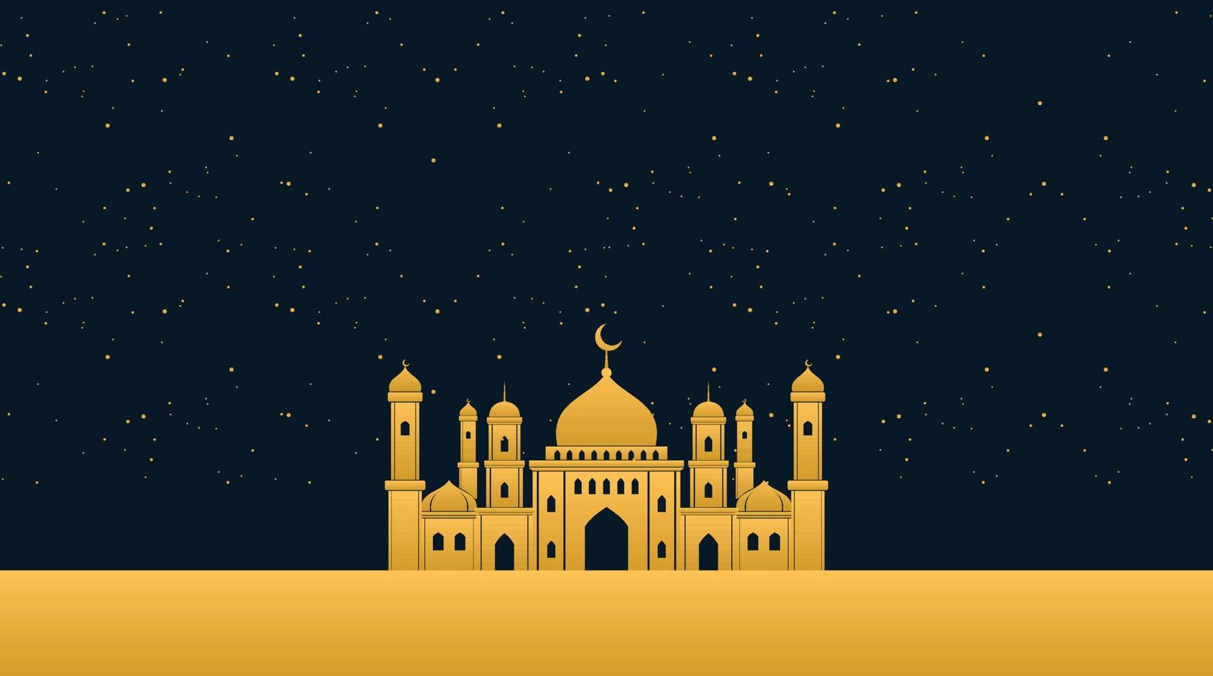 fondo islámico. fondo de eid mubarak. fondo de ramadán kareem. vector